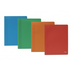 CARPETA FUNDAS PLUS A4 ECO FLEX.20F.NARANJA