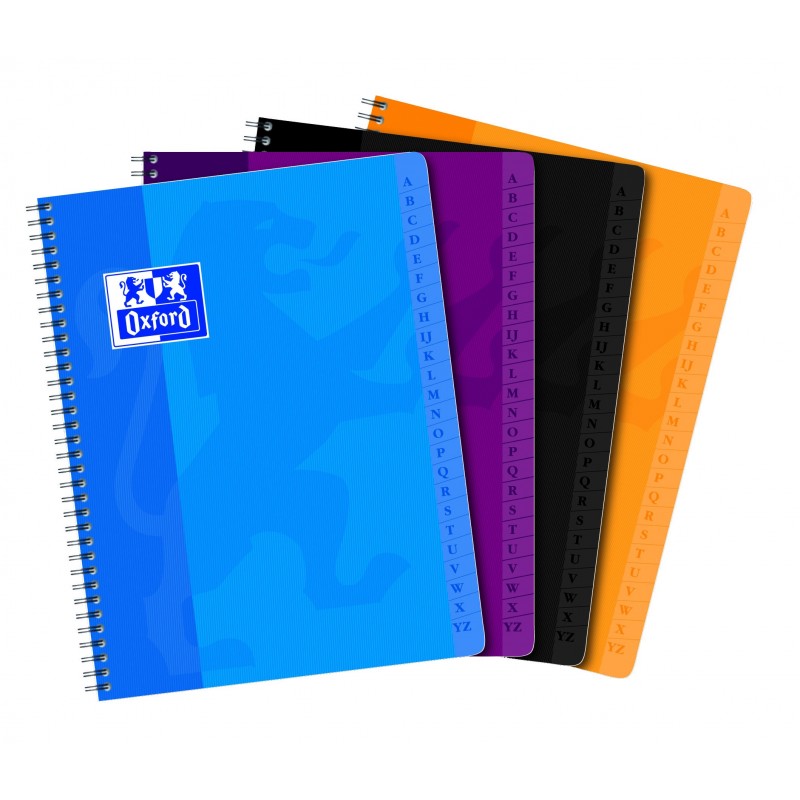 CUADERNO OXFORD INDICE A5 90H 5X5 T/BASICA