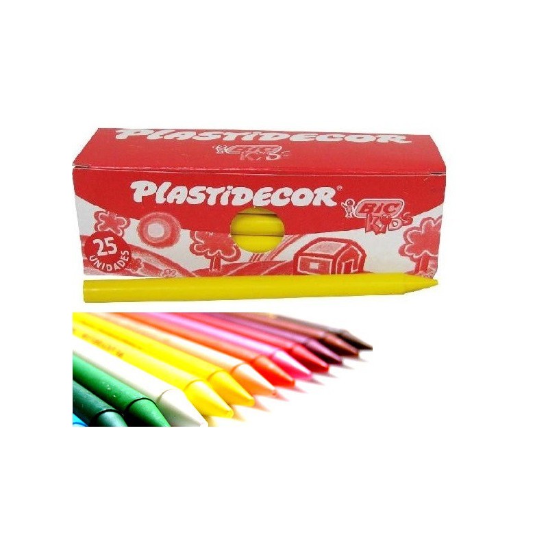Plastidecor 25 ceras 
