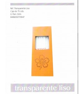 ROLLO CELOFAN TRANSP.LISO 70X150MM
