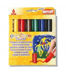 Témpera Solida Playcolor 6 -Pocket
