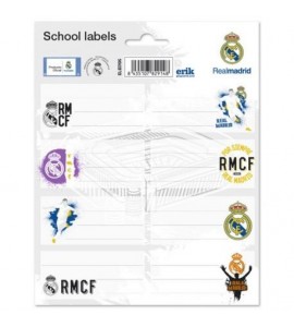 ETIQUETAS ESCOLARES REAL MADRID