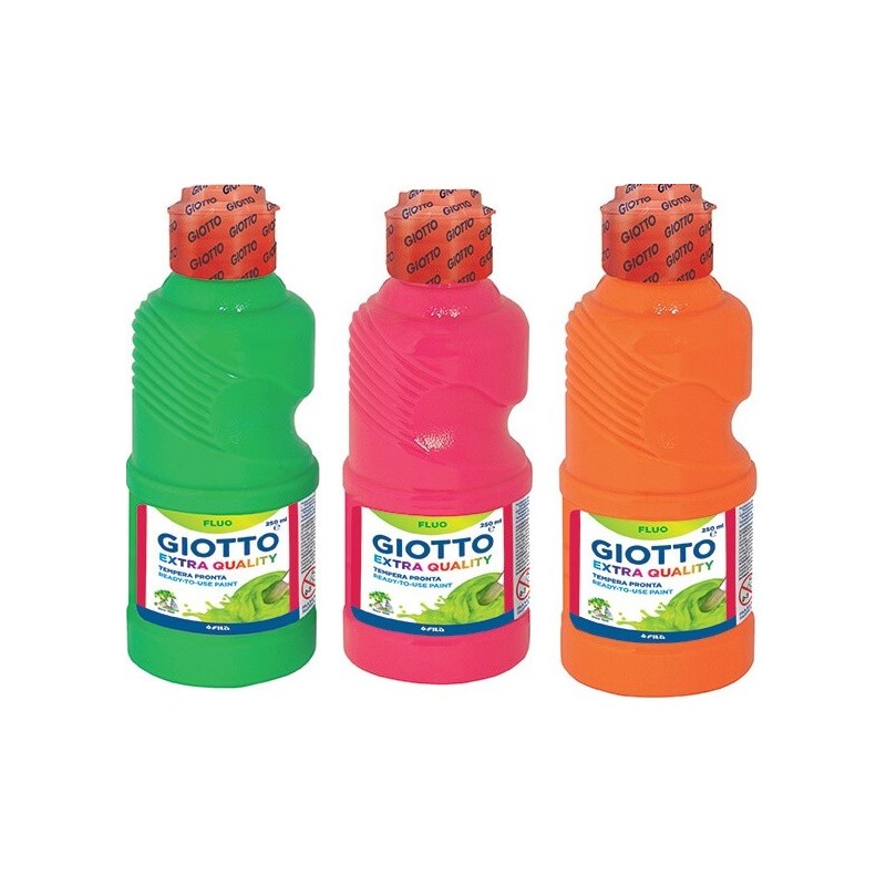 Témpera Fluo Giotto 250 ml