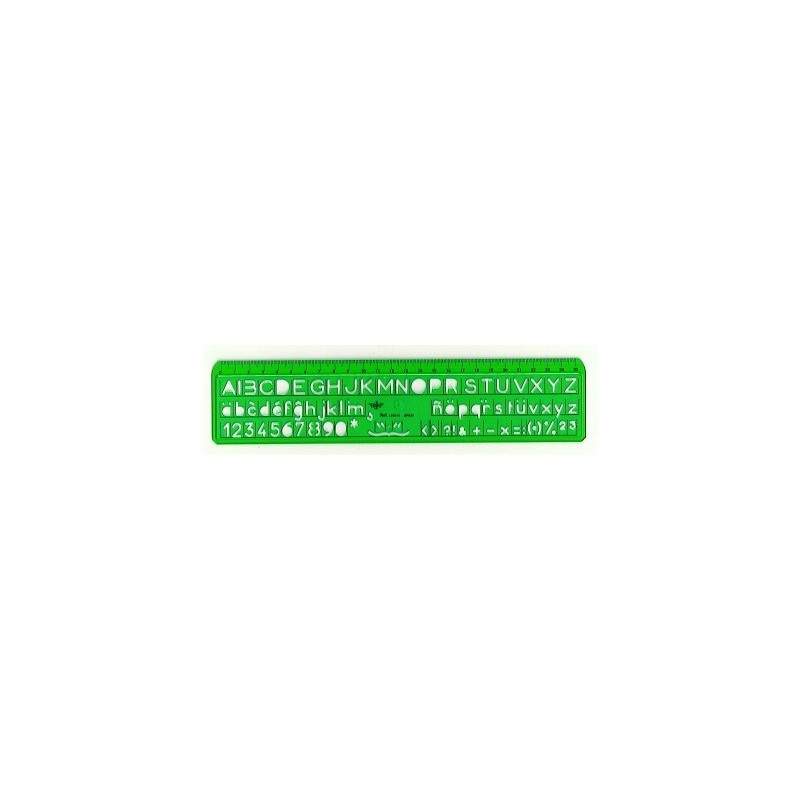 Plantilla Dfh Letras 10 mm 10 und