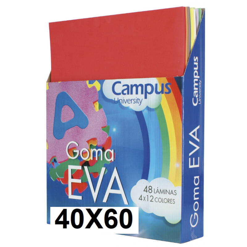 GOMA EVA CAMPUS 50X65 SURTIDA
