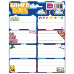 ETIQUETAS ESCOLARES GAMER