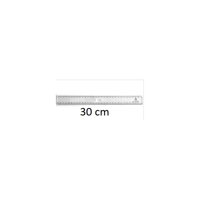 REGLA DFH TRIPLEDECÍMETRO 30CM