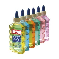 COLA SUPER CLEAR COLOR INSTANT 180ML P/6