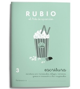 CUADERNO RUBIO ESCRITURA 3/10UD