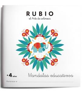 MANDALA EDUCATIVO RUBIO +4 AÑOS