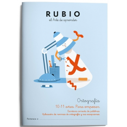 CUADERNO RUBIO ORTOGRAFIA 5 (8-9 AÑOS)