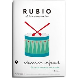 CUADERNO RUBIO EI 9  INSTRUMENTOS MUSICALES