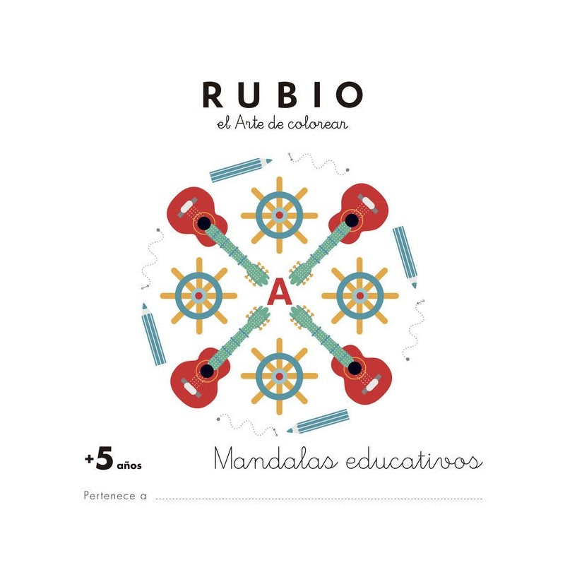 MANDALA EDUCATIVO RUBIO +5 AÑOS