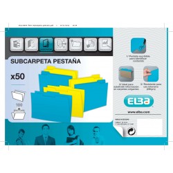 SUBCARPETA A4 3 SOLAPAS VERDE P/50