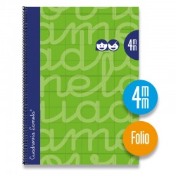 BLOC LAMELA Fº 80H T/FORRADA 4MM VERDE P/5