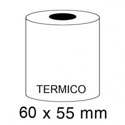 ROLLOS TERMICOS 60X55MM P/10