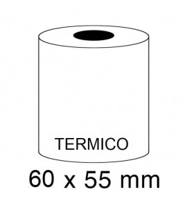 ROLLOS TERMICOS 60X55MM P/10