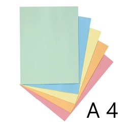 SUBCARPETA  A4 COLORES PASTEL P/25