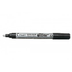 ROTULADOR PILOT PLATA GRUESO