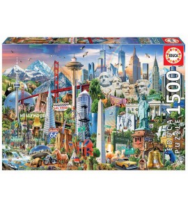 PUZZLE 1500 SÍMBOLOS DE NORTE-AMÉRICA