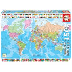 PUZZLE 1500 MAPAMUNDI POLÍTICO