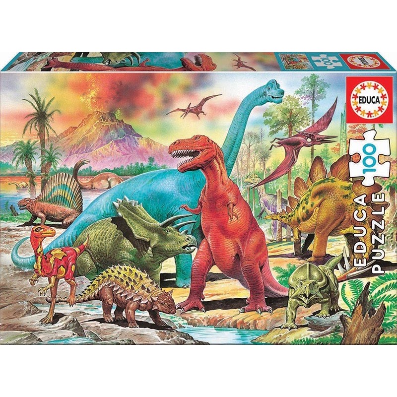 PUZZLE 100 DINOSAURIOS