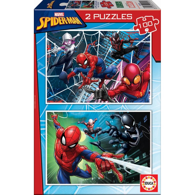 PUZZLE 2x100 SPIDER-MAN