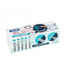 SET MANGO CON 5 PLUMILLAS LINOLEO