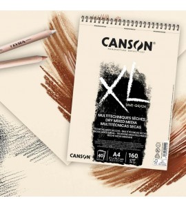 BLOC CANSON XL TOUCH ARENOSO 40H A4 BLANCO