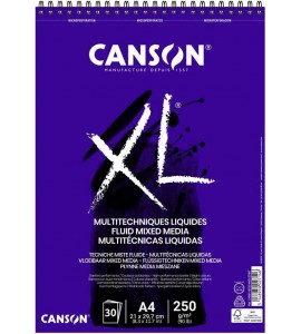 BLOC CANSON XL MIX FLUIDO A4 30H