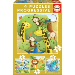 PUZZLE 12-16-20-25 ANIMALES SALVAJES