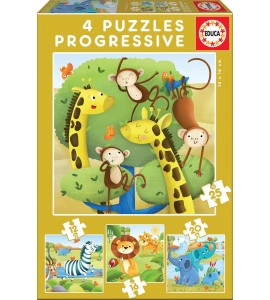 PUZZLE 12-16-20-25 ANIMALES SALVAJES