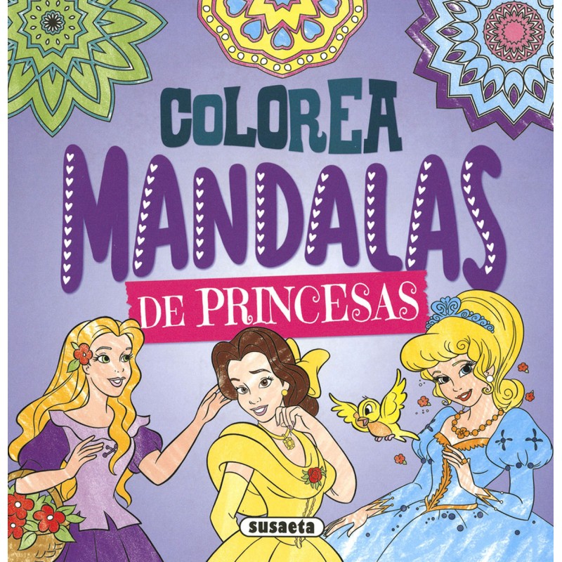 COLOREA MANDALAS - PRINCESAS