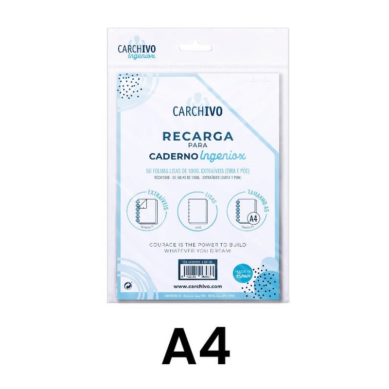 RECAMBIO BLOC INGENIOX A4...