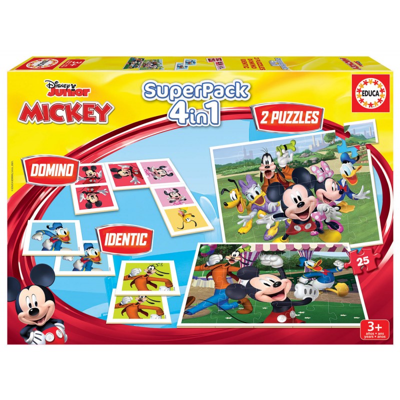 PUZZLE SUPERPACK MICKEY &...