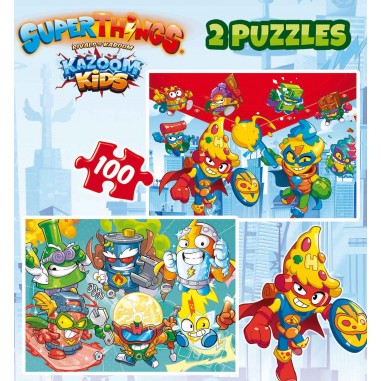 PUZZLE 2X100 SUPERTHINGS