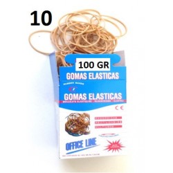 GOMAS ELÁSTICAS 100GR Nº10