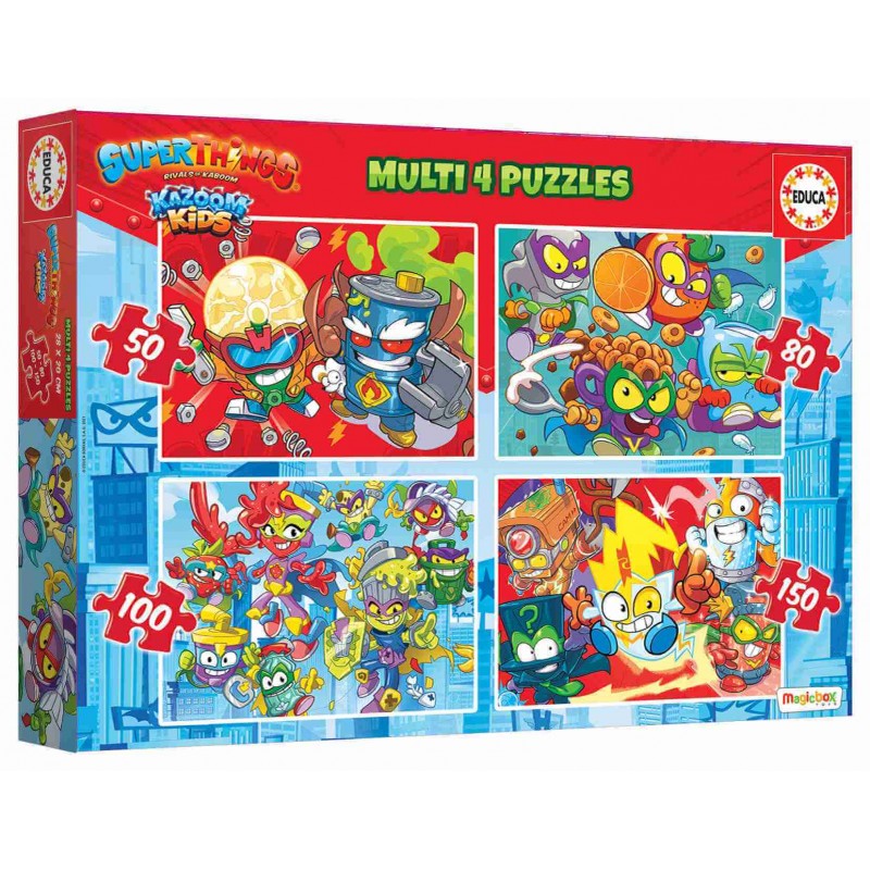 PUZZLE MULTI 4 SUPERTHINGS