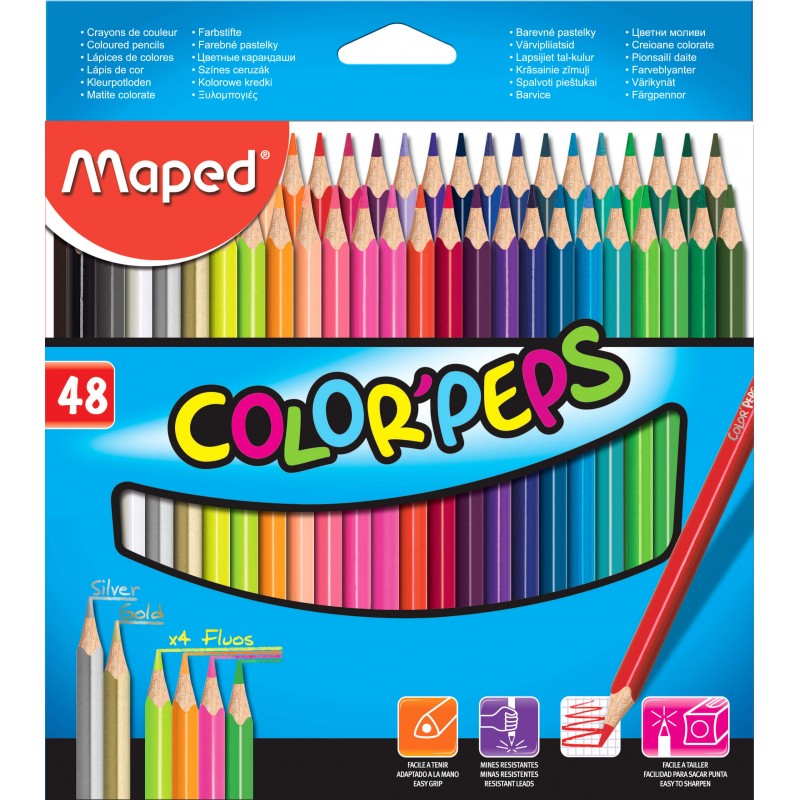 LAPIZ MAPED Color Peps 48 COLORES