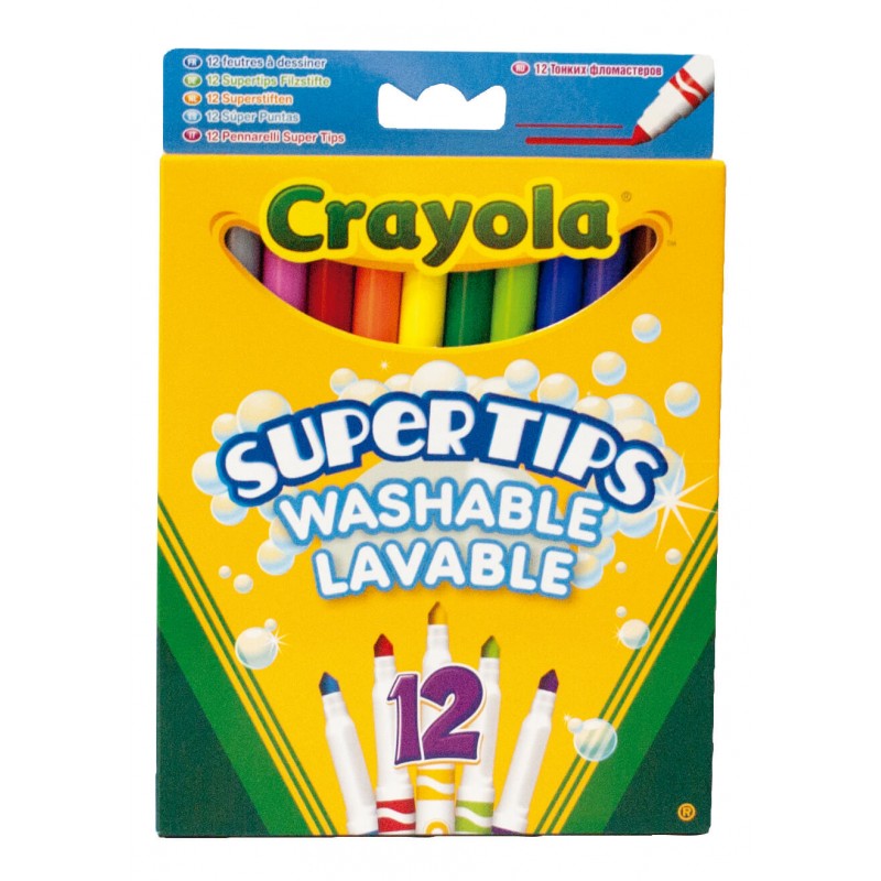  Crayola Rotuladores de pizarra blanca de 8 colores con punta  ancha : Productos de Oficina