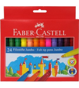 ROTULADOR JUMBO Faber Castell 24 colores