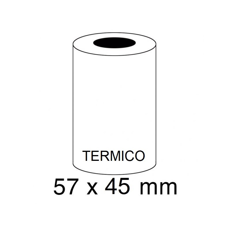 ROLLOS TERMICOS 57 X 45 MM