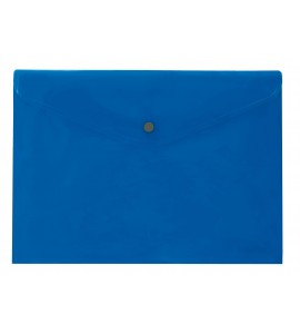 SOBRE BROCHE PP A4 AZUL P/12