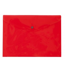 SOBRE BROCHE PP A4 ROJO