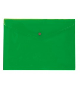 SOBRE BROCHE PP A4 VERDE P/12