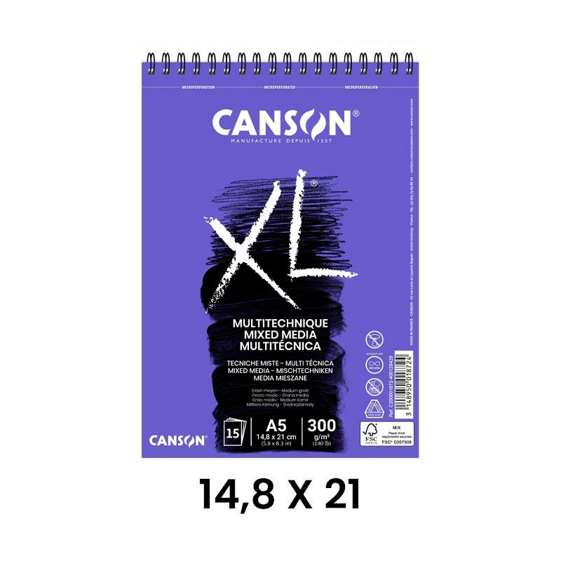 BLOC CANSON XL A5 MIX MEDIA...