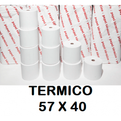 ROLLOS TERMICOS 57X40MM P/10