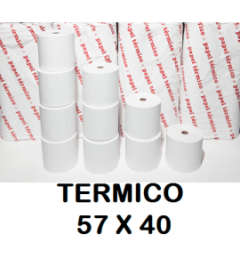 ROLLOS TERMICOS 57X40MM P/10