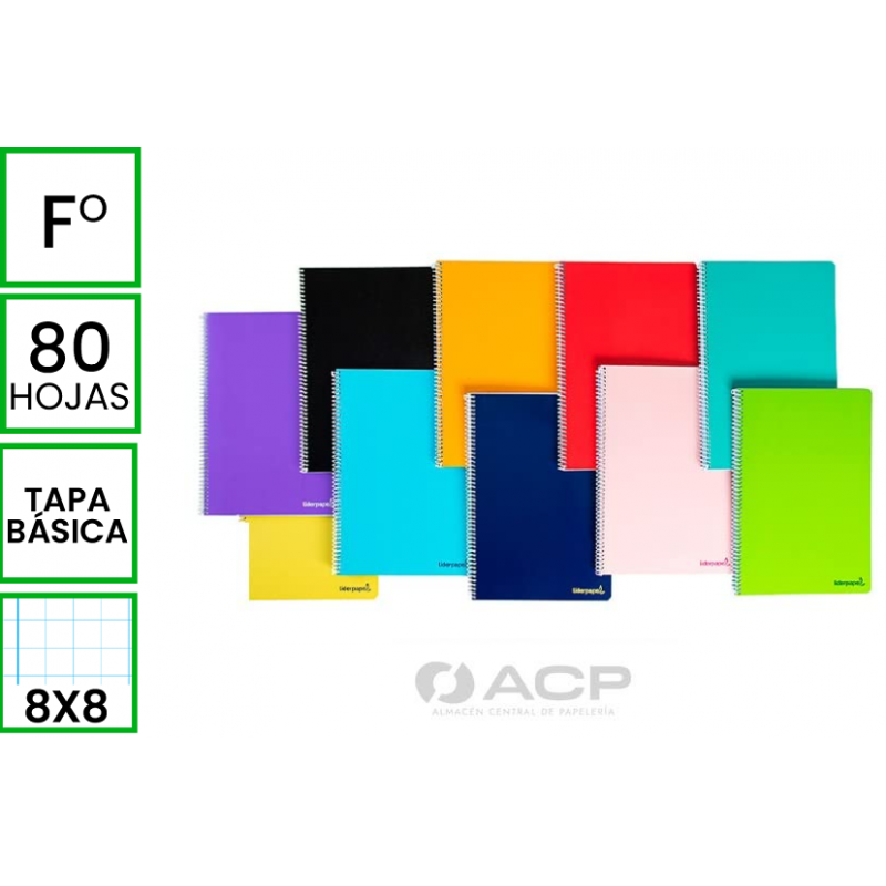BLOC FOLIO 80H TAPA BÁSICA...