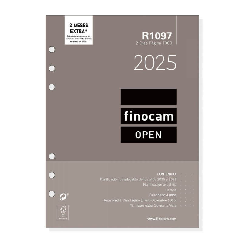 RECAMBIO FINOCAM ANUAL 1000...